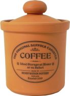 Coffee Storage Jar in Terracotta