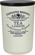 Charlotte Watson - Tea Canister - Cream - 11cm x 16cm