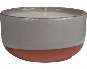 Terra-Glo Citronella Outside Candle - Small - Dove Grey and Terracotta