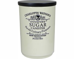 Charlotte Watson - Sugar Canister - Cream - 11cm x 16cm