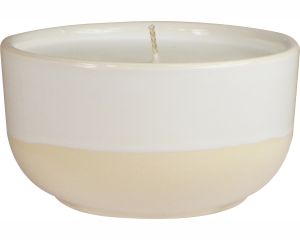 Terra-Glo Citronella Outside Candle - Small - White