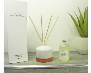 Reed Diffuser - Terracotta & White - Made in England